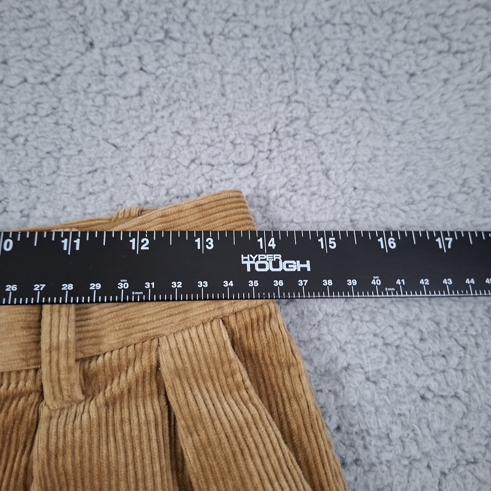 Banana Republic 4P Rivoli Relaxed Wide-Leg Corduroy Pants Brown Pleated 444895 - Picture 3 of 8